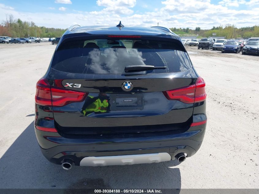 2020 BMW X3 xDrive30I VIN: 5UXTY5C07L9C04181 Lot: 39384188