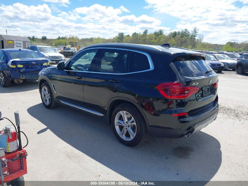 2020 BMW X3 xDrive30I VIN: 5UXTY5C07L9C04181 Lot: 39384188