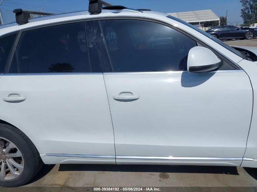 2014 Audi Q5 2.0T Premium VIN: WA1LFAFP5EA028958 Lot: 39384192