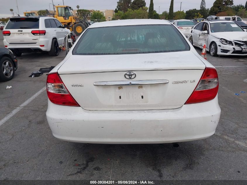 2003 Toyota Camry Le VIN: 4T1BE32K63U179504 Lot: 39384201