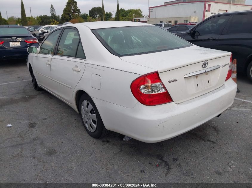 2003 Toyota Camry Le VIN: 4T1BE32K63U179504 Lot: 39384201