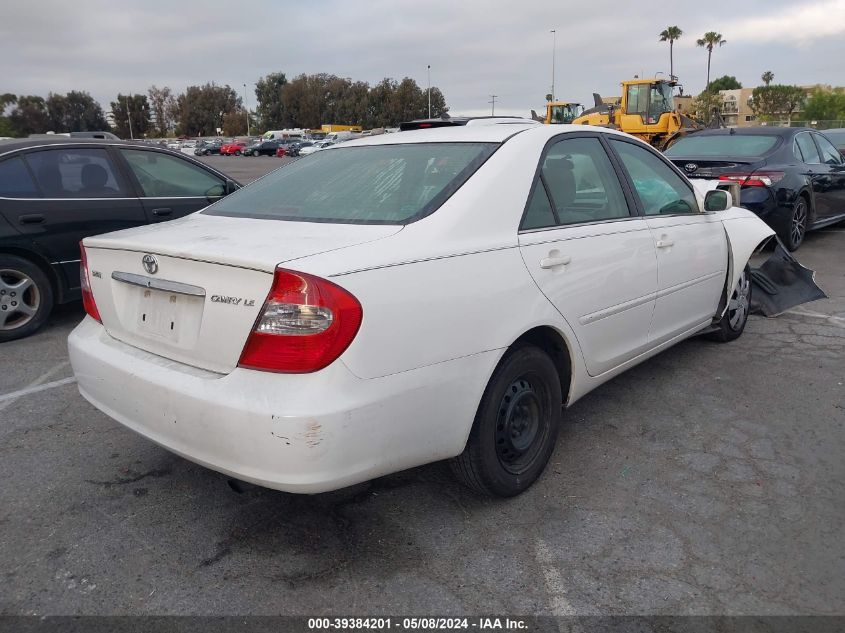 2003 Toyota Camry Le VIN: 4T1BE32K63U179504 Lot: 39384201