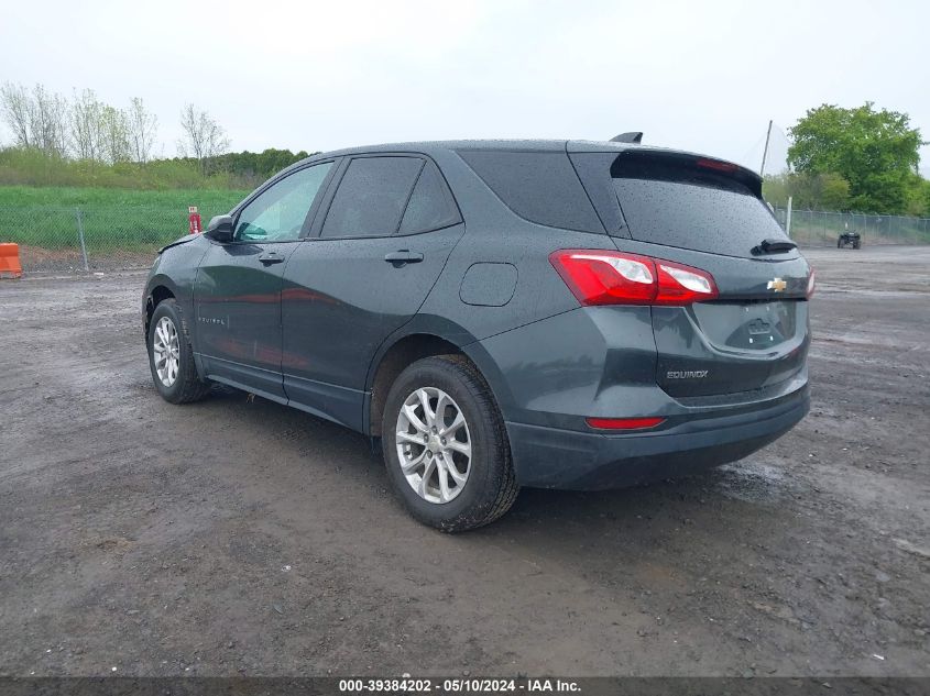 2020 Chevrolet Equinox Fwd Ls VIN: 3GNAXHEVXLS569008 Lot: 39384202