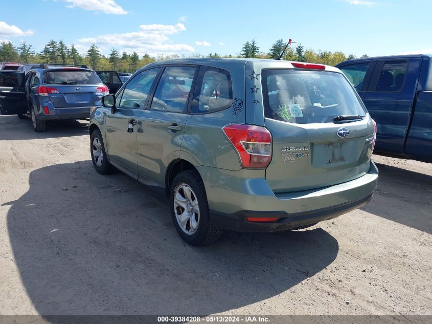 2014 Subaru Forester 2.5I VIN: JF2SJAAC1EH463067 Lot: 39384208