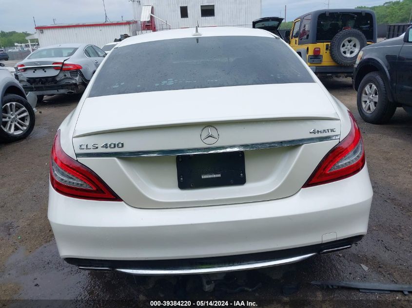 2016 Mercedes-Benz Cls 400 4Matic VIN: WDDLJ6HB6GA173664 Lot: 39384220