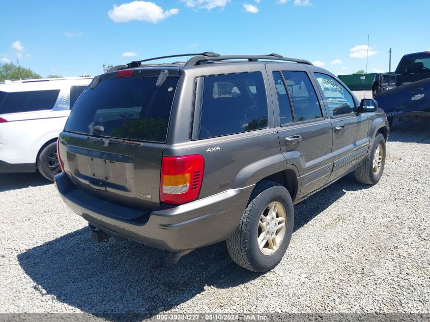 1999 Jeep Grand Cherokee Limited VIN: 1J4GW68N4XC784654 Lot: 39384227