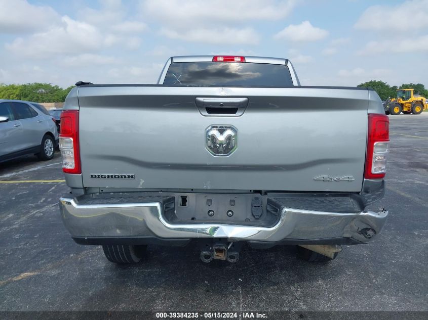 2022 Ram 2500 Big Horn 4X4 6'4 Box VIN: 3C6UR5DLXNG104322 Lot: 39384235