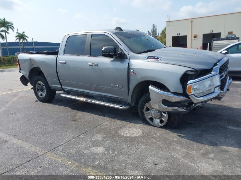 2022 Ram 2500 Big Horn 4X4 6'4 Box VIN: 3C6UR5DLXNG104322 Lot: 39384235