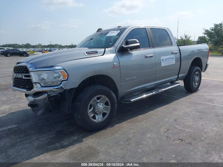 2022 Ram 2500 Big Horn 4X4 6'4 Box VIN: 3C6UR5DLXNG104322 Lot: 39384235