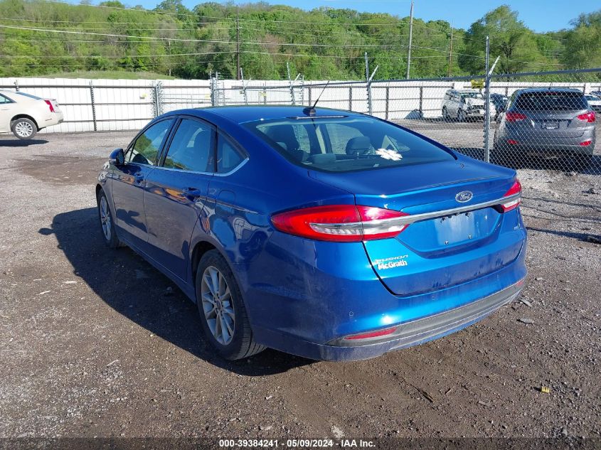 2017 FORD FUSION SE - 3FA6P0H75HR347770