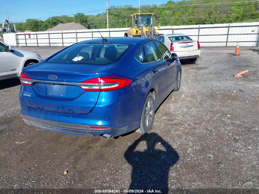 2017 Ford Fusion Se VIN: 3FA6P0H75HR347770 Lot: 39384241