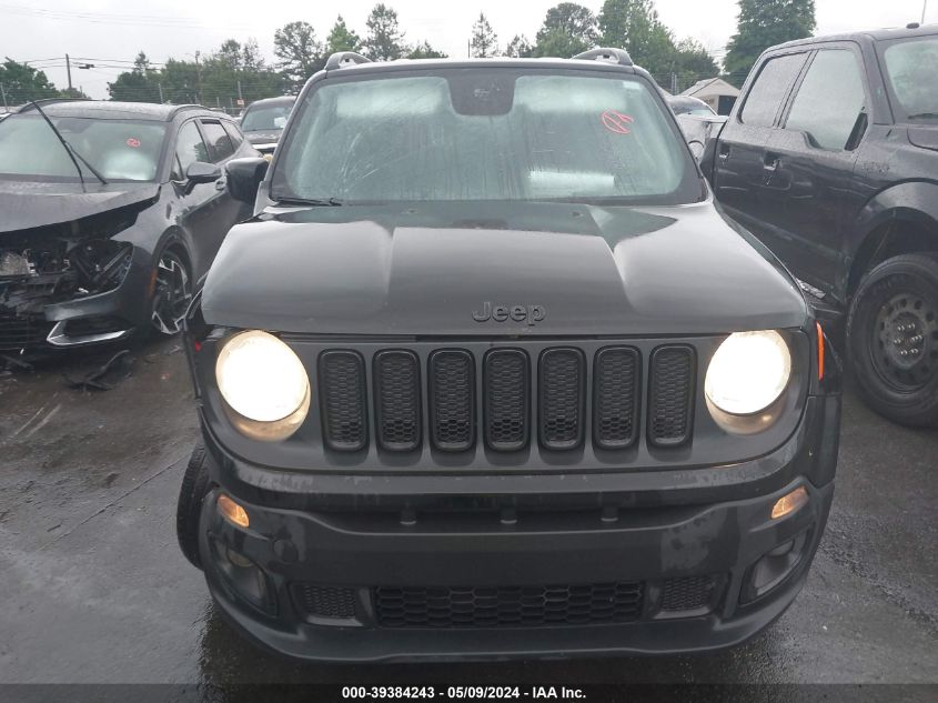 2018 Jeep Renegade Altitude 4X4 VIN: ZACCJBBBXJPG79436 Lot: 39384243