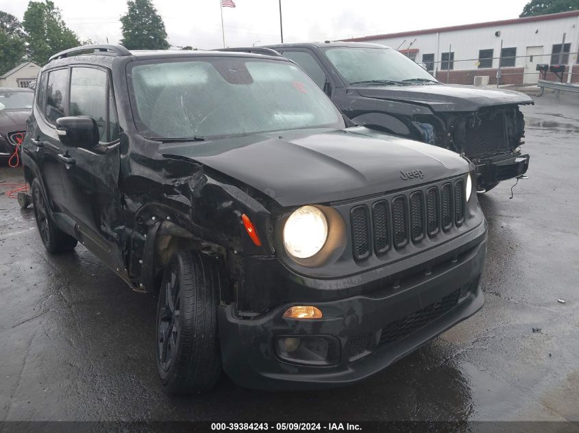 2018 Jeep Renegade Altitude 4X4 VIN: ZACCJBBBXJPG79436 Lot: 39384243