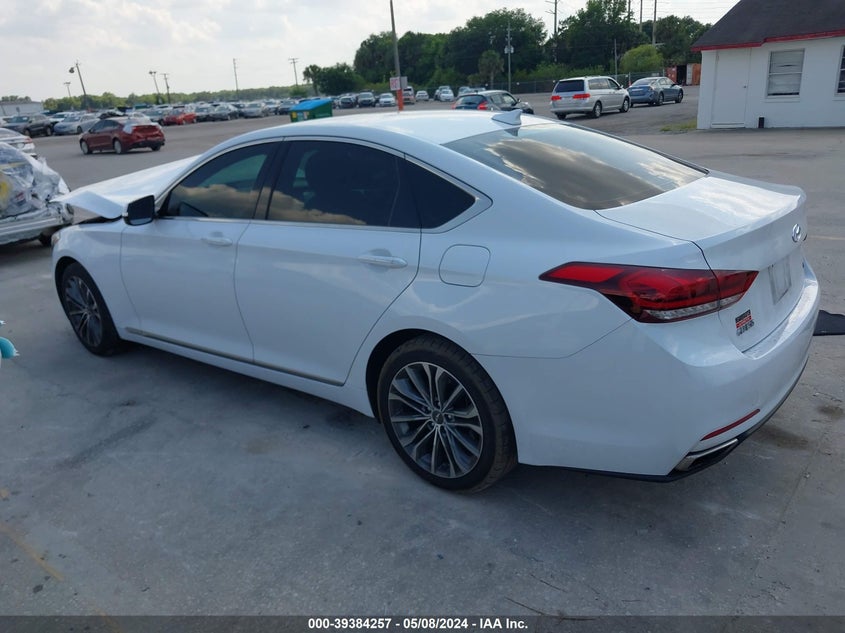 2016 Hyundai Genesis 3.8 VIN: KMHGN4JE8GU107619 Lot: 39384257