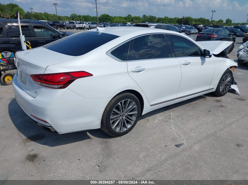2016 Hyundai Genesis 3.8 VIN: KMHGN4JE8GU107619 Lot: 39384257