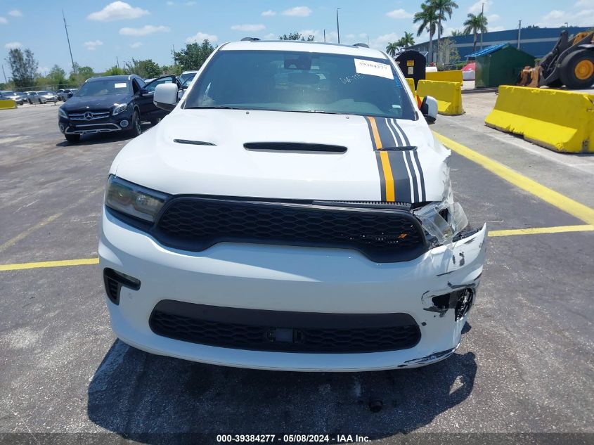 2022 Dodge Durango Orange Sport Rwd VIN: 1C4SDHCT0NC229124 Lot: 39384277