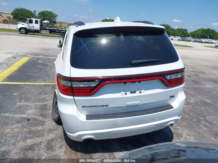 2022 Dodge Durango Orange Sport Rwd VIN: 1C4SDHCT0NC229124 Lot: 39384277