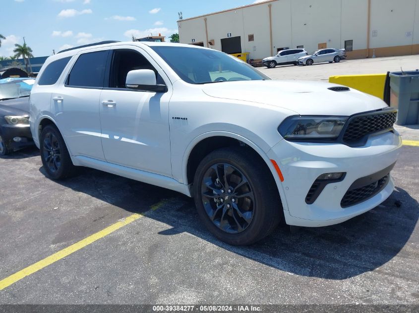 2022 Dodge Durango Orange Sport Rwd VIN: 1C4SDHCT0NC229124 Lot: 39384277