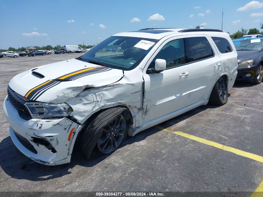 2022 Dodge Durango Orange Sport Rwd VIN: 1C4SDHCT0NC229124 Lot: 39384277