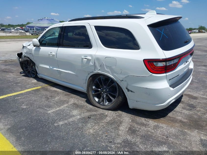 2022 Dodge Durango Orange Sport Rwd VIN: 1C4SDHCT0NC229124 Lot: 39384277