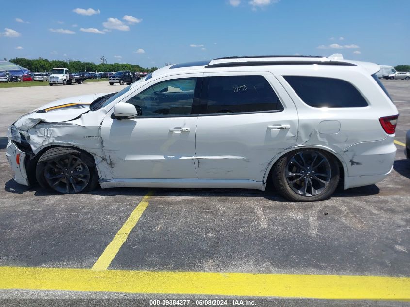 2022 Dodge Durango Orange Sport Rwd VIN: 1C4SDHCT0NC229124 Lot: 39384277