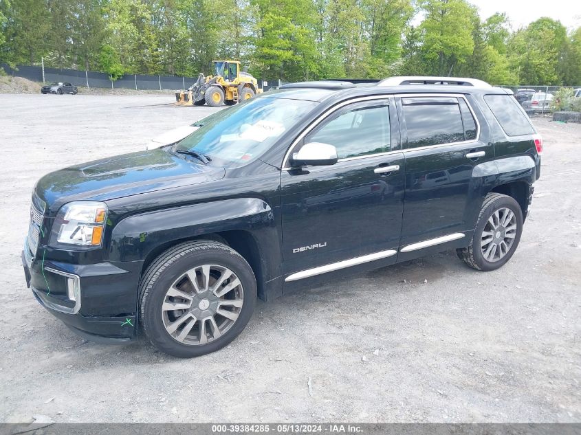 2016 GMC Terrain Denali VIN: 2GKFLVE34G6134579 Lot: 39384285