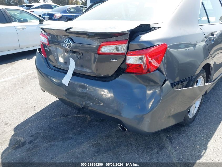 2013 Toyota Camry Se VIN: 4T1BF1FK1DU256034 Lot: 39384290