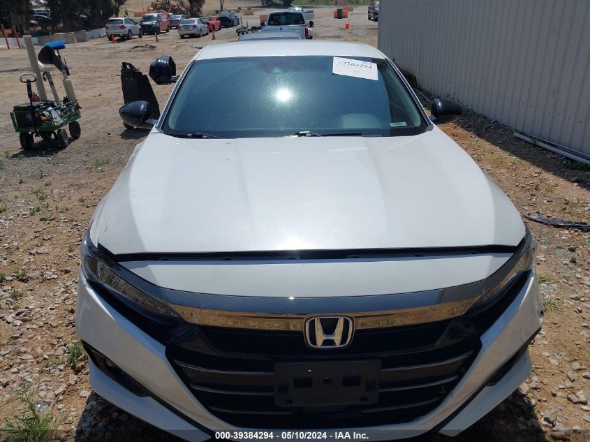 2021 Honda Accord Sport Special Edition VIN: 1HGCV1F43MA037205 Lot: 39384294