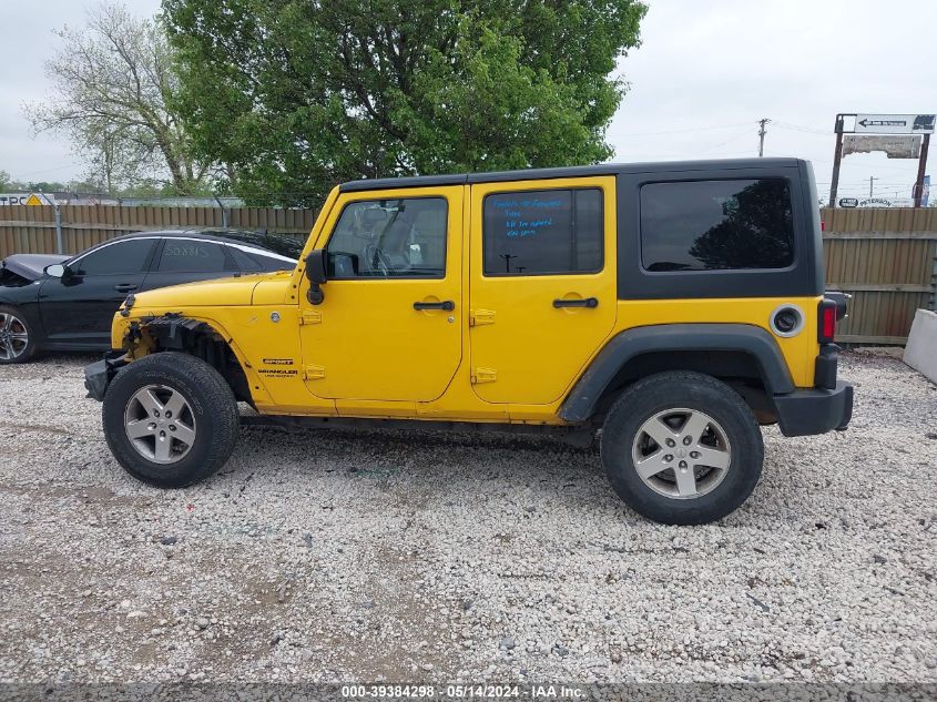 2015 Jeep Wrangler Unlimited Sport VIN: 1C4BJWDG9FL624077 Lot: 39384298