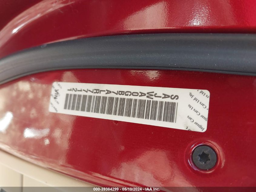 2010 Jaguar Xf Premium VIN: SAJWA0GB7ALR77121 Lot: 39384299