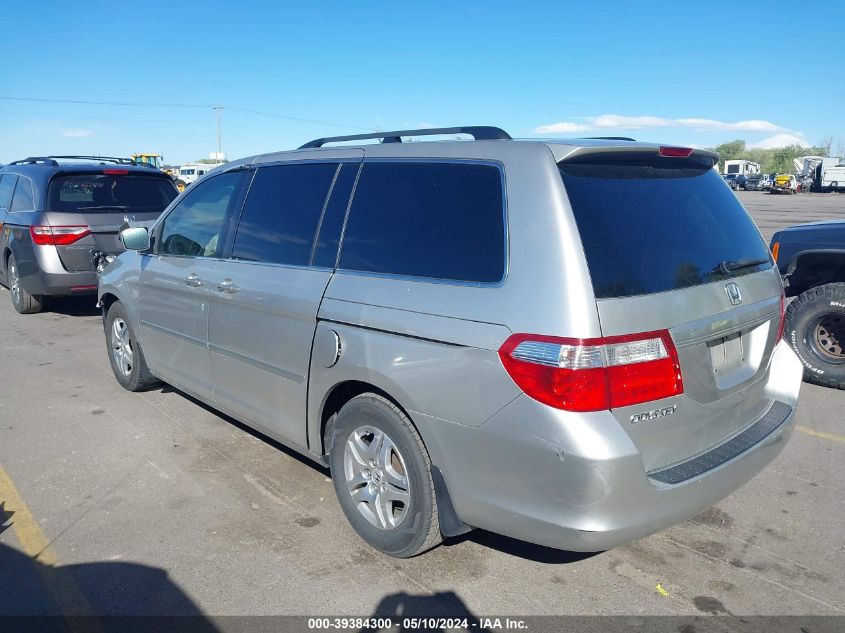 2007 Honda Odyssey Ex-L VIN: 5FNRL38757B144348 Lot: 39384300