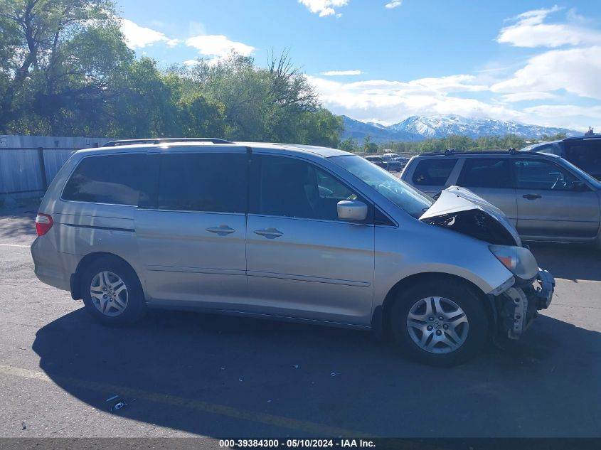 2007 Honda Odyssey Ex-L VIN: 5FNRL38757B144348 Lot: 39384300