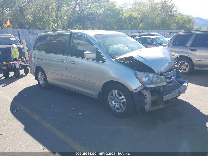 2007 Honda Odyssey Ex-L VIN: 5FNRL38757B144348 Lot: 39384300