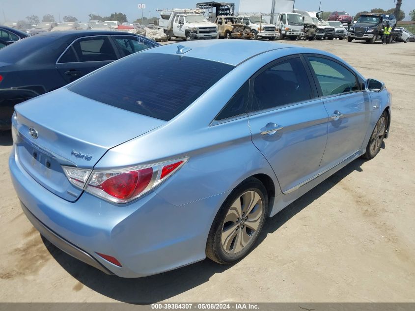 2013 Hyundai Sonata Hybrid Limited VIN: KMHEC4A44DA079495 Lot: 39384307