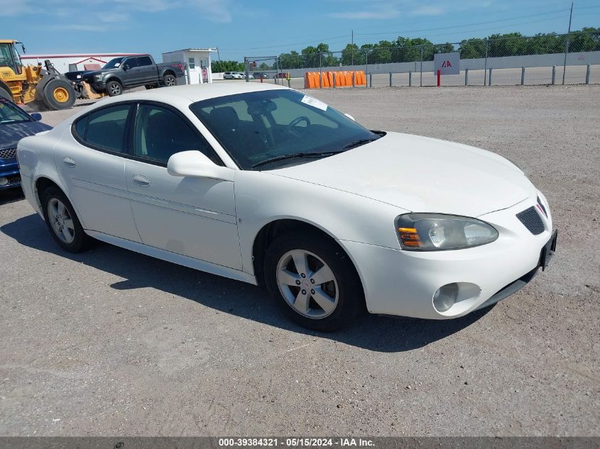 2008 Pontiac Grand Prix VIN: 2G2WP552181174872 Lot: 39384321