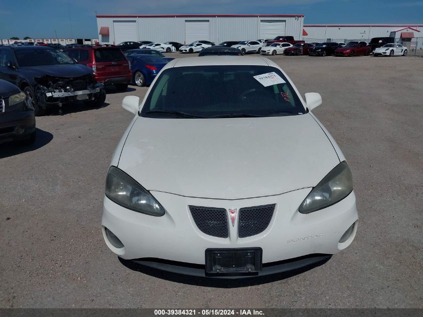 2008 Pontiac Grand Prix VIN: 2G2WP552181174872 Lot: 39384321