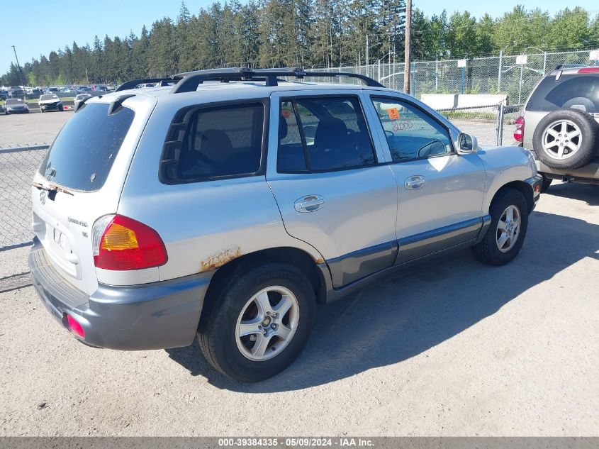 2004 Hyundai Santa Fe Gls VIN: KM8SC13D74U778522 Lot: 39384335