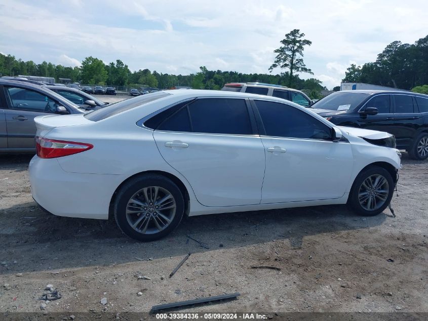 2016 Toyota Camry Se VIN: 4T1BF1FK2GU583398 Lot: 39384336