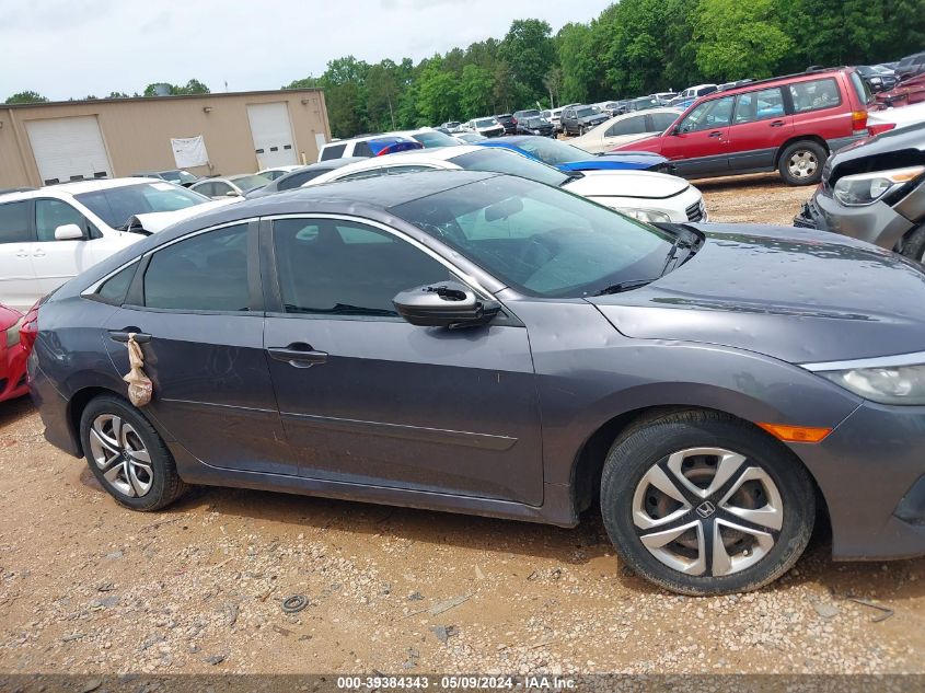 2016 Honda Civic Lx VIN: 19XFC2F57GE092242 Lot: 39384343