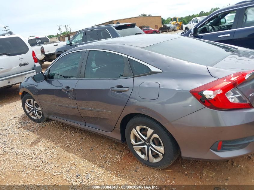 2016 Honda Civic Lx VIN: 19XFC2F57GE092242 Lot: 39384343