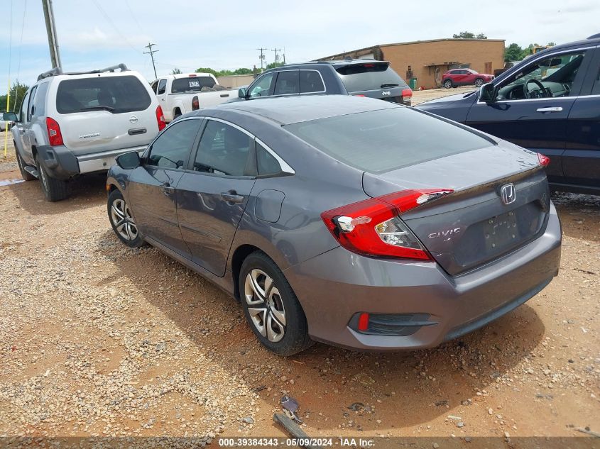 2016 Honda Civic Lx VIN: 19XFC2F57GE092242 Lot: 39384343