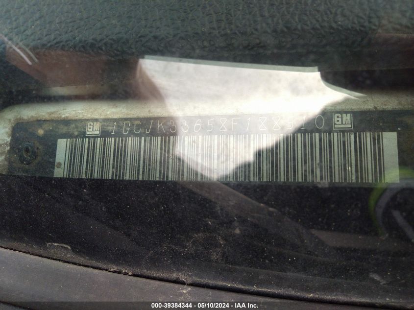 2008 Chevrolet Silverado 3500Hd Lt1 VIN: 1GCJK33658F188510 Lot: 39384344