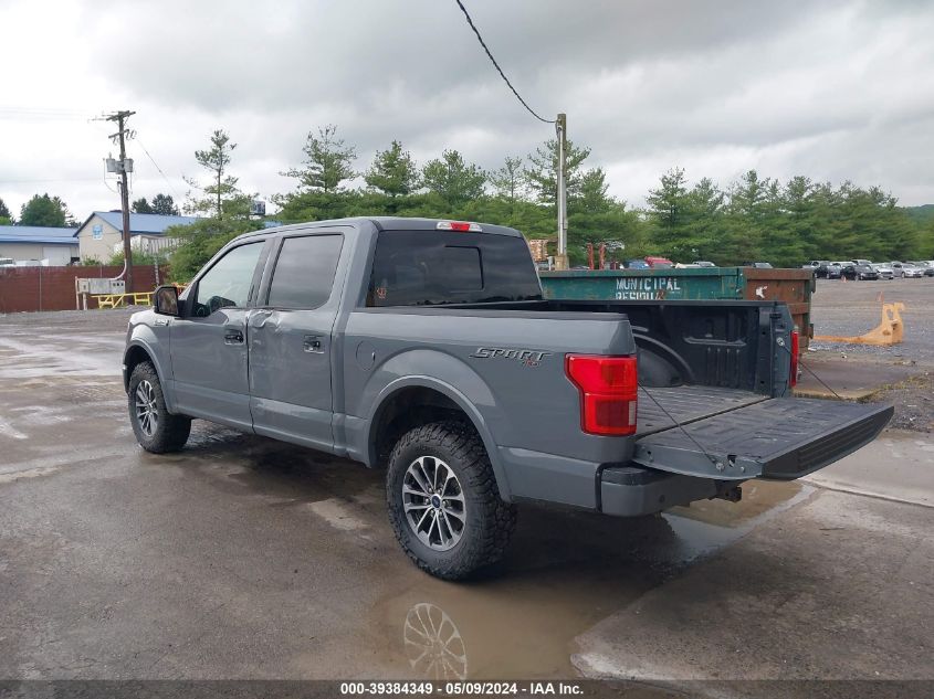 2020 Ford F-150 Lariat VIN: 1FTEW1E54LKD30618 Lot: 39384349