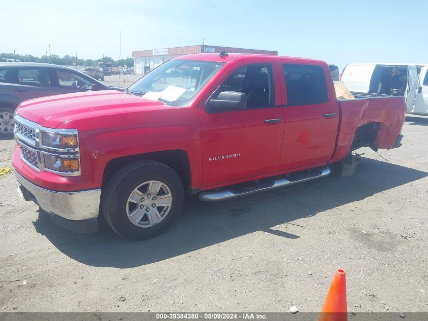 2014 Chevrolet Silverado 1500 1Lt VIN: 3GCPCREH1EG423715 Lot: 39384380