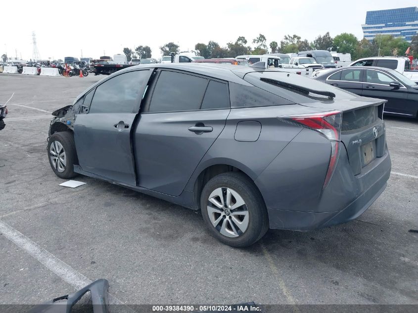 2016 Toyota Prius Three VIN: JTDKARFU6G3023523 Lot: 39384390