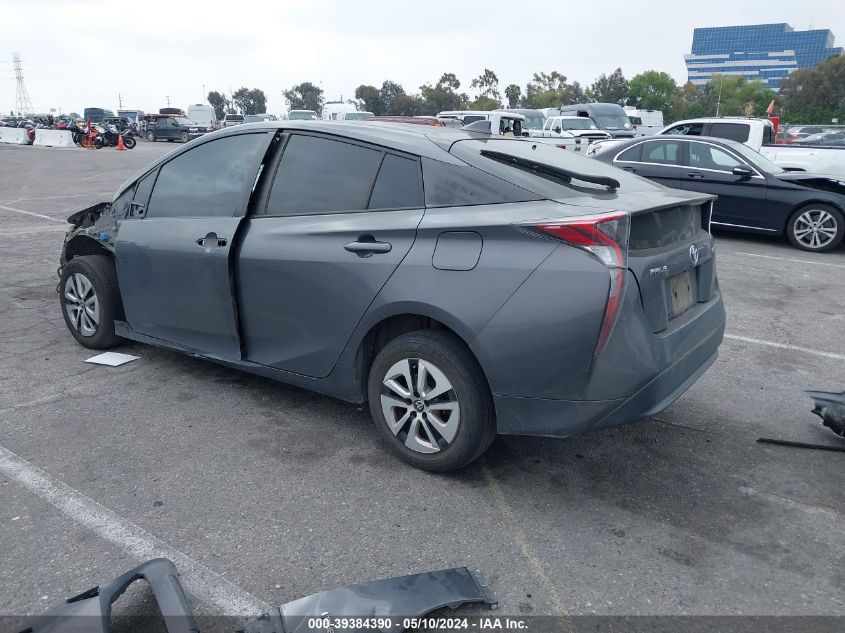 2016 Toyota Prius Three VIN: JTDKARFU6G3023523 Lot: 39384390