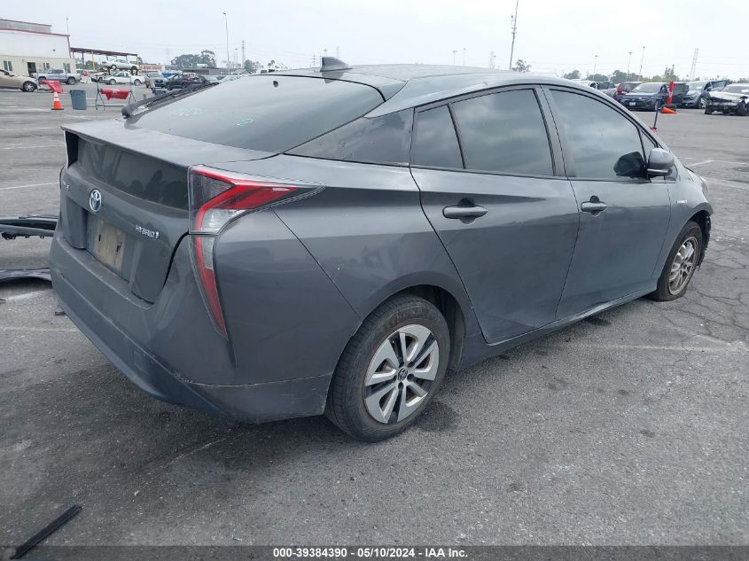 2016 Toyota Prius Three VIN: JTDKARFU6G3023523 Lot: 39384390