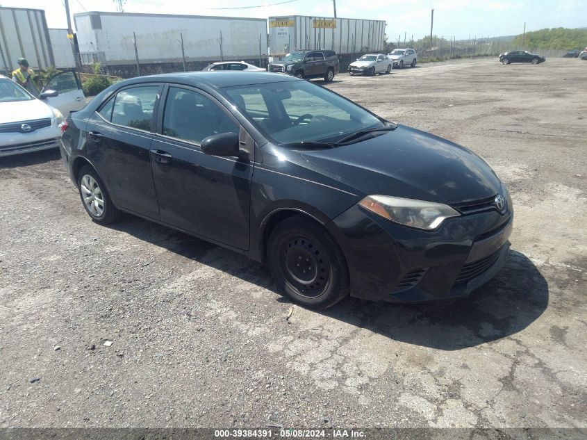 2015 Toyota Corolla Le VIN: 2T1BURHE2FC468912 Lot: 39384391