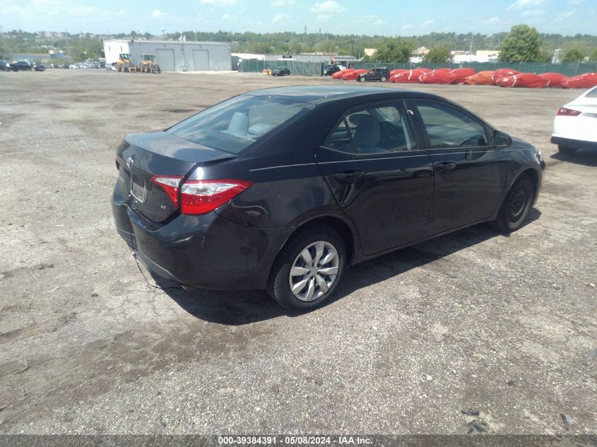 2015 Toyota Corolla Le VIN: 2T1BURHE2FC468912 Lot: 39384391