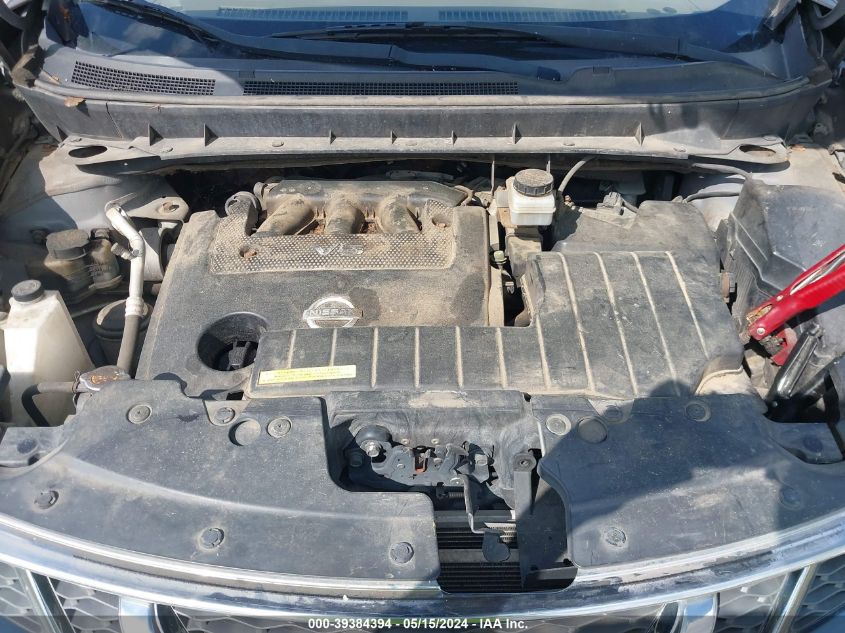 2012 Nissan Murano Sl VIN: JN8AZ1MU9CW109110 Lot: 39384394